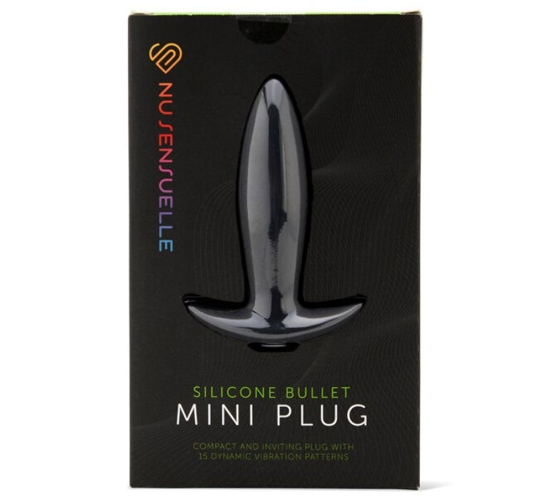 NU Sensuelle Mini Plug 15 Function Black - Club X